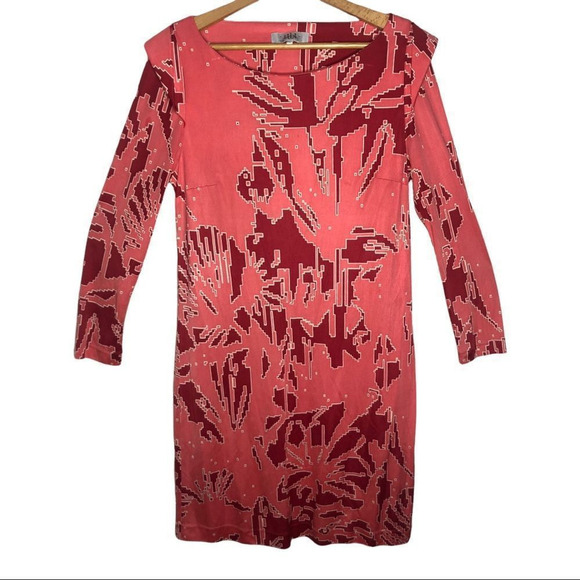 TIBI DRESS, Pink, Retro Print Size L - Picture 2 of 9